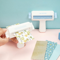 壓痕滾紙器 DIY手作 壓花器 壓痕器 手動滾輪 滾紙機 壓花機 打花器 印花器 紙藝機【BlueCat】【JC5375】