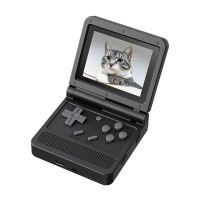 Powkiddy V90 3Inch IPS Screen Flip Handheld Console Dual Open System Game Console 16Simulator Retro 