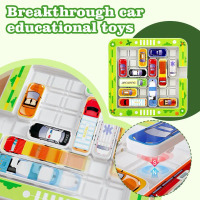 Mainan Maze Magnetik, untuk Kereta, Teka-teki Tempat Letak Maze, Gaya Montessori, dengan Maze Nombor