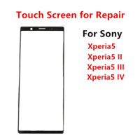 Xperia5 Outer Screen For Sony Xperia 5 iv iii ii i Front Touch Panel LCD Display Glass Cover Repair Replace Parts