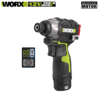 Worx WU132X 160Nm Cordless Impact Screwdriver Brushless 2 Speed Adjustable and 1 Smart Gear Auto Stop Univeral WORX 12v Battery