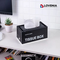LOVENIA Tempat Tissue Container Plastik Panjang / Tissue Box Minimalis Restoran Kontener Unik Custom