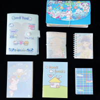[Back-to-School Essentials] Storage Booklet Gift Pack Large Capacity A6 Student Party Stickers Stick