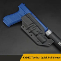 KYDEX-Tactical Pistol Holster, Light Special Quick Pull Sleeve, Glock 19, 17, 34, 45, 21, 20, 30, 29, CZP10C, Etc