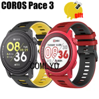Silicone Band For COROS PACE 3 Strap Smart Watch Wristband Bracelet Screen protector Film