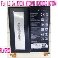 New BL-T33 3000mAh Replacement Battery For LG Q6 M700A M700AN M700DSK M700N T33 BLT33 Mobile phone Batteries