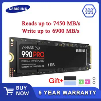 SAMSUNG 990 PRO SSD 1TB 2TB PCIe 4.0 M.2 Internal Solid State Hard Drive For Laptop Desktop MLC PC