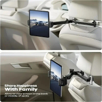 Car Backseat Headrest Tablet Phone Holder, Compatible with Tablets, Suitable for Devices 11.94- 32.7