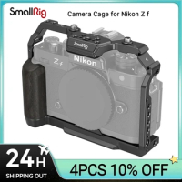 SmallRig Camera Cage for Nikon Z f with Arca Swiss Quick-Release Plate for DJI RS 2 /RSC 2 /RS 3 / RS 3 Pro or Arca-type Tripods