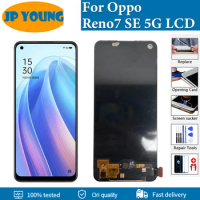 6.43'' Original Amoled For Oppo Reno7 SE 5G lcd PFCM00 For Reno8 z LCD Display Touch Screen Digitizer Assembly Replacement