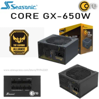 Seasonic CORE GX-650 Power Supply 650W PC Desktop Power Supply Gold Plus 20+4pin 4+4pin 6+2Pin Gaming Power Supply AMD INTEL