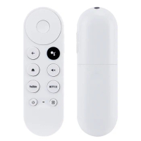 G9N9N Voice Bluetooth IR Remote Control Replacement For Google TV Chromecast 4K Snow Streaming Player 2020 Set-Top Box Remote