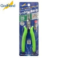 日本神之手GodHand直口半圓嘴鉗圓口尖嘴鉗帶齒GH-LDP-140-F(斜紋;鉗尖1mm寬;附彈簧開關鎖)尖口鉗直口鉗折彎鉗精密模型手鉗