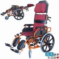 杏華 機械式輪椅 未滅菌 海夫健康生活館 手動輪椅 躺式/擺位/鋁合金/18吋座寬 AS-1811S