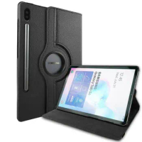 360 Degree Rotating Case for Samsung Galaxy Tab S6 2019 SM-T860/T865 10.5" Tablet PC Folding Stand Smart Cover Auto Sleep/Wake