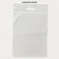 Plastik Ziplock Baju Plastik Klip Laundry Plong Packing Sepatu