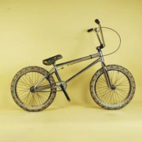 จักรยาน BMX 20นิ้ว Street Bike Sliver กรอบ120 Perling ความเร็วสูง Fixie จักรยานกรอบ Mini Fixed Gear จักรยาน