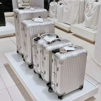 【優選全鋁鎂鋁框海關鎖行李箱贈箱套】30寸德國全鋁鎂合金行李箱20登機箱超大容量拉桿箱金屬旅行箱拉桿箱