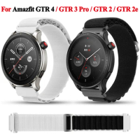 Strap For Huami Amazfit GTR 4 3 Pro 2 2e Watch Band For Amazfit GTR 47mm Bracelet Belt Replacement Wristband Watchband 22mm Wide