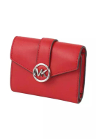 Michael Kors Michael Kors Carmen Medium Flap Bifold Wallet Bright Red