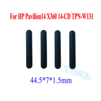 2-4PCS NEW Black DIY Laptop Rubber Pad For HP Pavilion14 X360 14-CD TPN-W131 44.5x7x1.5mm Lower Cover Foot Pad With Double-Sided