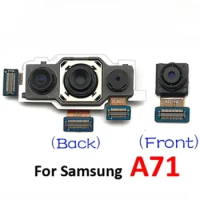 For Samsung Galaxy A71 A715F Front &amp; Main Back Wide Camera Repair Part