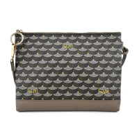 【FAURE LE PAGE】Pochette Zip 19 拉鍊大手拿包(淺咖)