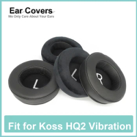 Earpads For Koss HQ2 Vibration Headphone Earcushions Protein Velour Pads Memory Foam Ear Pads