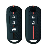 2 3 Buttons Silicone Car Key Cover Case For Mazda 2 3 6 Axela Atenza CX-5 CX5 CX-3 CX-7 CX8 CX-9 2016 2017 2018 Fob Accessories