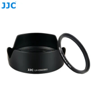 JJC ES-65B Camera Lens Hood Compatible with Canon RF 50mm F1.8 STM Lens for EOS R10 R8 R7 R6 R5 Ra R RP R50 with 43mm UV Filter