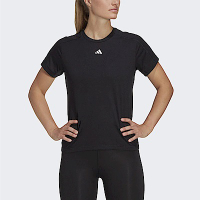 Adidas TR-ES Crew T [HR7795] 女 短袖上衣 訓練 運動 健身 輕量 吸濕排汗 透氣 舒適 黑