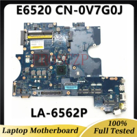 CN-0V7G0J 0V7G0J V7G0J High Quality Mainborad For DELL E6520 6520 Laptop Motherboard PAL60 LA-6562P HM55 DDR3 100%Full Tested OK