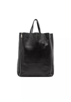 CELINE 二手 Celine 羊皮筆拉鍊 Cabas 手提包