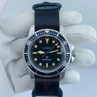 NH35 watch Retro watch 39.5mm watch case sapphire glass Men Watch Diver watch Movement Vintage Watches