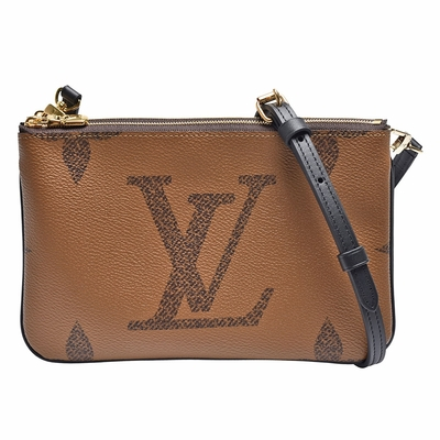 Lv double sales zip pochette price