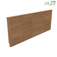 Koncept Play Body Bed 6 ฟุต รุ่น  สีลายไม้ธรรมชาติ (186x7.5x80 ซม.)