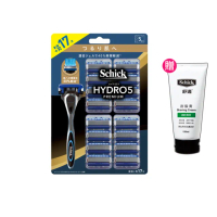 【Schick 舒適牌】水次元5 Premium 刮鬍刀 EC獨家超值包(1刀把17刀片)