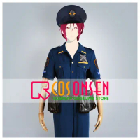 COSPLAYONSEN Free! Eternal Summer ED Sousuke Yamazaki Rin Matsuoka Cosplay Costume Policeman Uniform Any Size