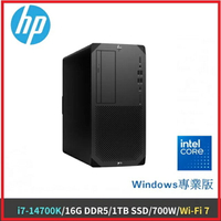 【2025  14代極致效能工作站】HP Z2G9 TWR A2QZ6PA 繪圖機/工作站 Z2G9TWR/i7-14700K/16G/1T/WIFI7+BT5.4/700W/UKUM/W11P 64