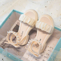 Girls' sandals, school-style summer new children's shoes, girls' shoes, elementary school princess s