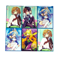 YuGiOh Cute Anime Girls Artwork Collection Protective Sleeves Deck Shield Card Cover Board Game Penny Card Holder Japanese Size