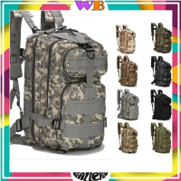 ✅ Msia READY STOCK✅ 30L Army Military 3P PUBG Outdoor School Student Travel Attack Tactical Backpa