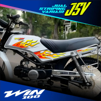 Stiker Honda Win 100 Variasi FLAME Striping Motor Win Custom Motorcycle Accessories