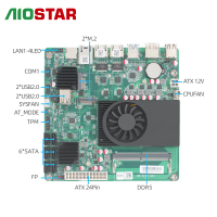 เมนบอร์ดอุตสาหกรรม AIostr NAS MINI ATX พร้อมซีพียู Intel Alder Lake N N100/N150/N305 สำหรับแอปพลิเคช