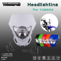 Universal Motorcycle 35W Headlight Fairing For Yamaha WR250F WR450F Kawasaki KLX KX Motocross Head Light Headlamp Dirt Bike