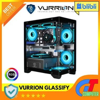 PC Gaming AMD 3th Ryzen 3 2200G | Radeon Vega 8 | DDR4 16GB | NVMe 128GB HITAM