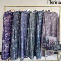 Mukena Traveling Mini Pouch Motif 2 in 1 Premium Rubina Parasut Jumbo Praktis Terbaru Atasan Bawahan