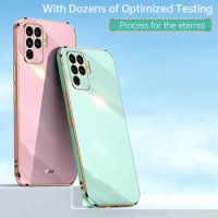 Plating Silicone TPU Case For OPPO Reno5 Lite CPH2205 Shockproof Soft Back Cover Phone Case Coque for OPPO Reno 5 Lite CPH2205