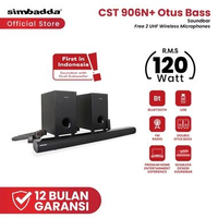 MJ Simbadda CST 906N+ Soundbar Otus Bass Dual Subwoofer Speaker Karaoke TV Home Theater Murah