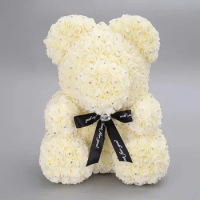 Rose Bear 40cm 25CM Romantic Rose Teddy Bear with Diamond Teddy Bear Roses